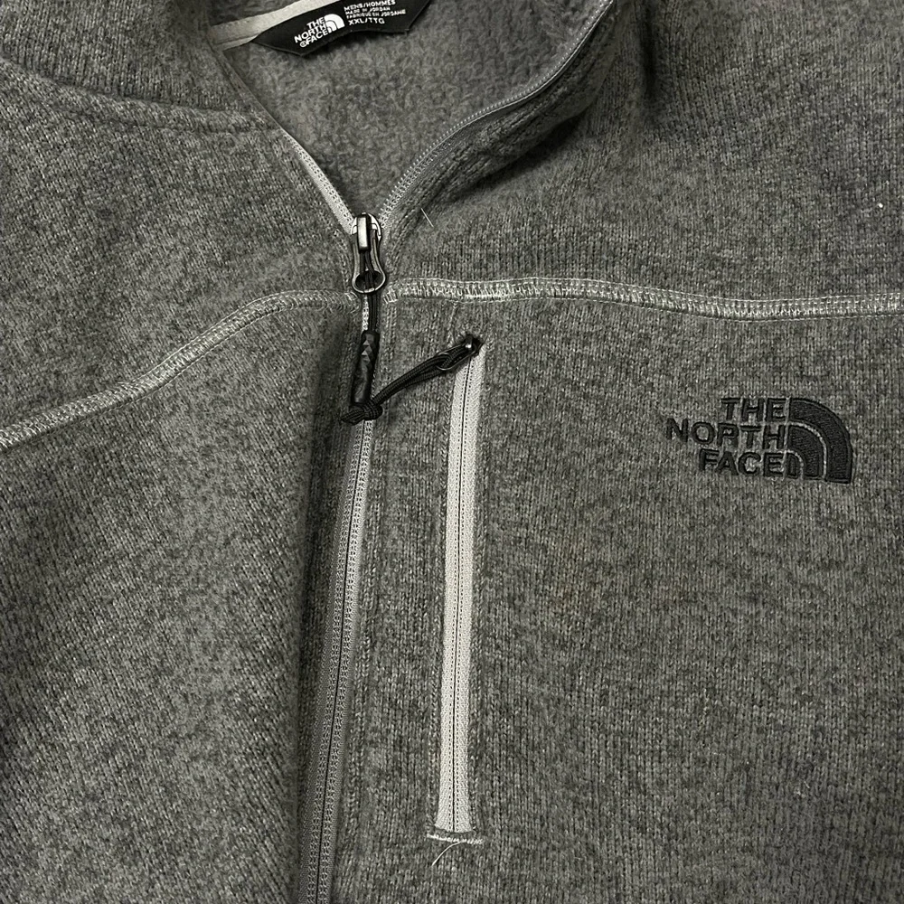 The North Face Gray Quarter Zip Fleece XXL Outdoorsy Winter‎ Gorpcore Sweater